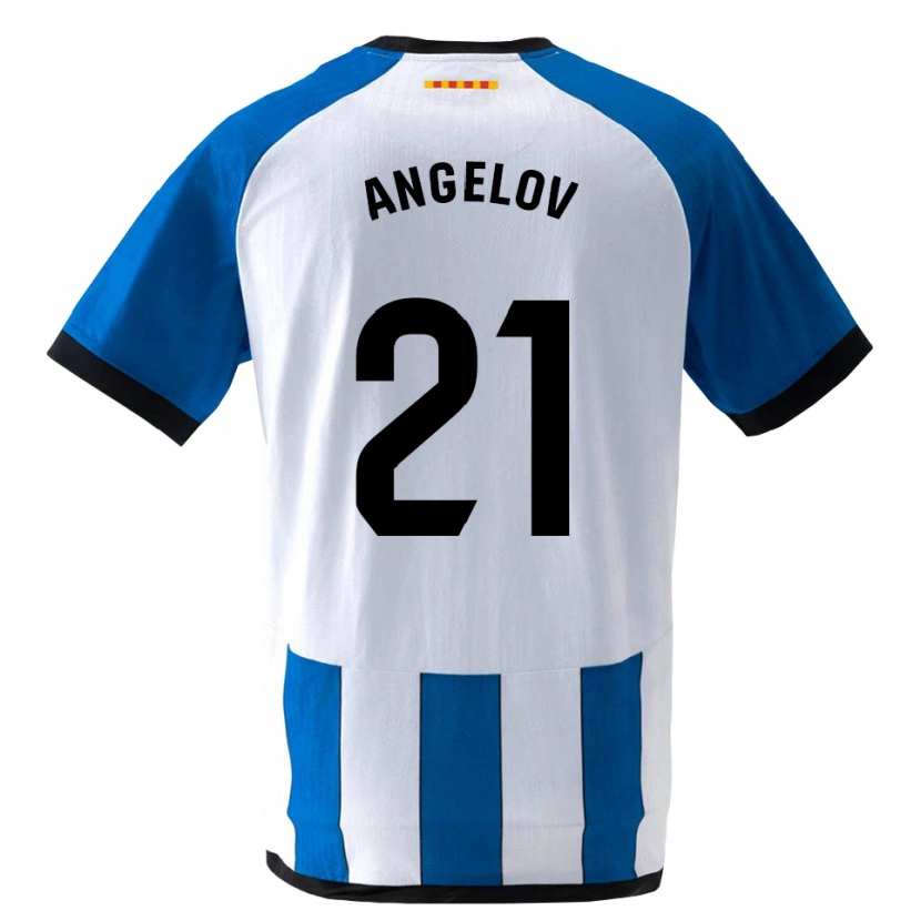 Danxen Dames Georgi Angelov #21 Koninklijk Blauw Wit Thuisshirt Thuistenue 2026/27 T-Shirt