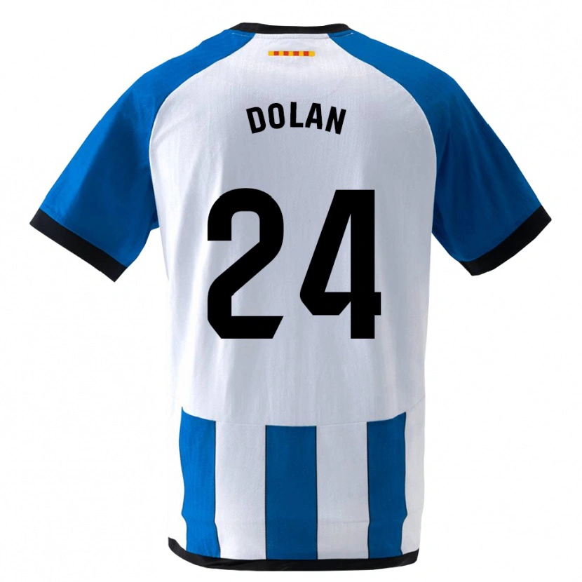Danxen Dames Tyrhys Dolan #24 Koninklijk Blauw Wit Thuisshirt Thuistenue 2026/27 T-Shirt