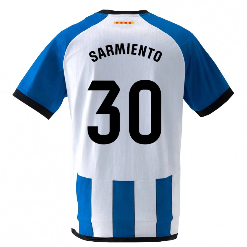 Danxen Dames Izan Sarmiento #30 Koninklijk Blauw Wit Thuisshirt Thuistenue 2026/27 T-Shirt