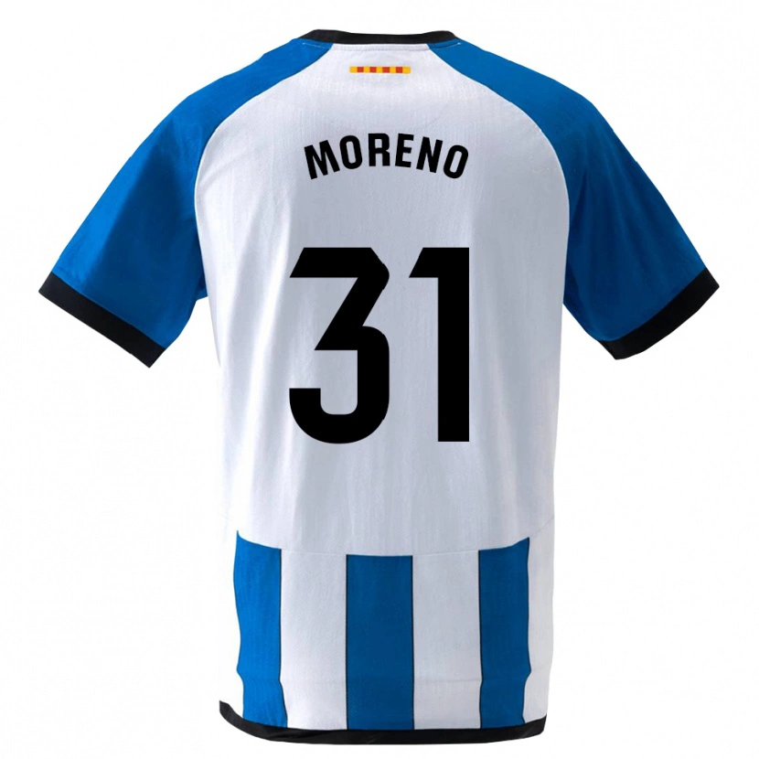 Danxen Dames Jan Moreno #31 Koninklijk Blauw Wit Thuisshirt Thuistenue 2026/27 T-Shirt