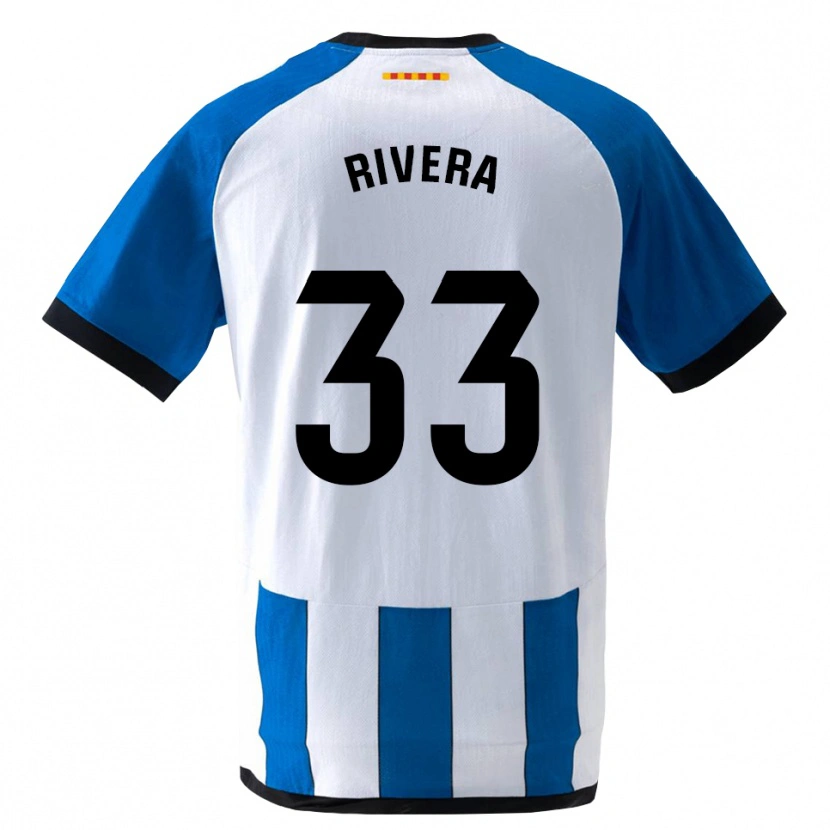 Danxen Dames Pol Rivera #33 Koninklijk Blauw Wit Thuisshirt Thuistenue 2026/27 T-Shirt