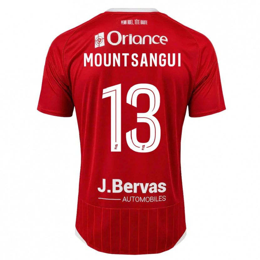 Danxen Dames Warren Mountsangui #13 Wit Rood Thuisshirt Thuistenue 2026/27 T-Shirt