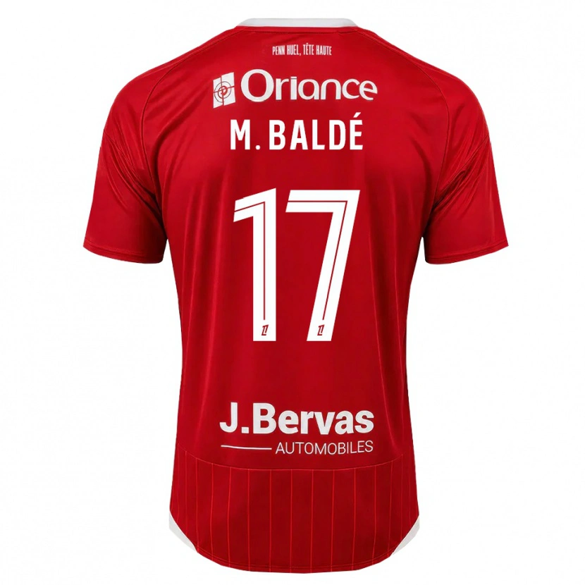 Danxen Dames Mama Baldé #17 Wit Rood Thuisshirt Thuistenue 2026/27 T-Shirt