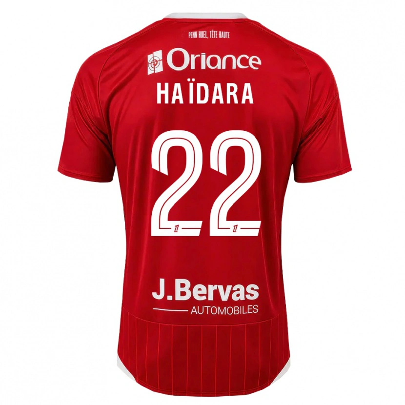 Danxen Dames Massadio Haidara #22 Wit Rood Thuisshirt Thuistenue 2026/27 T-Shirt