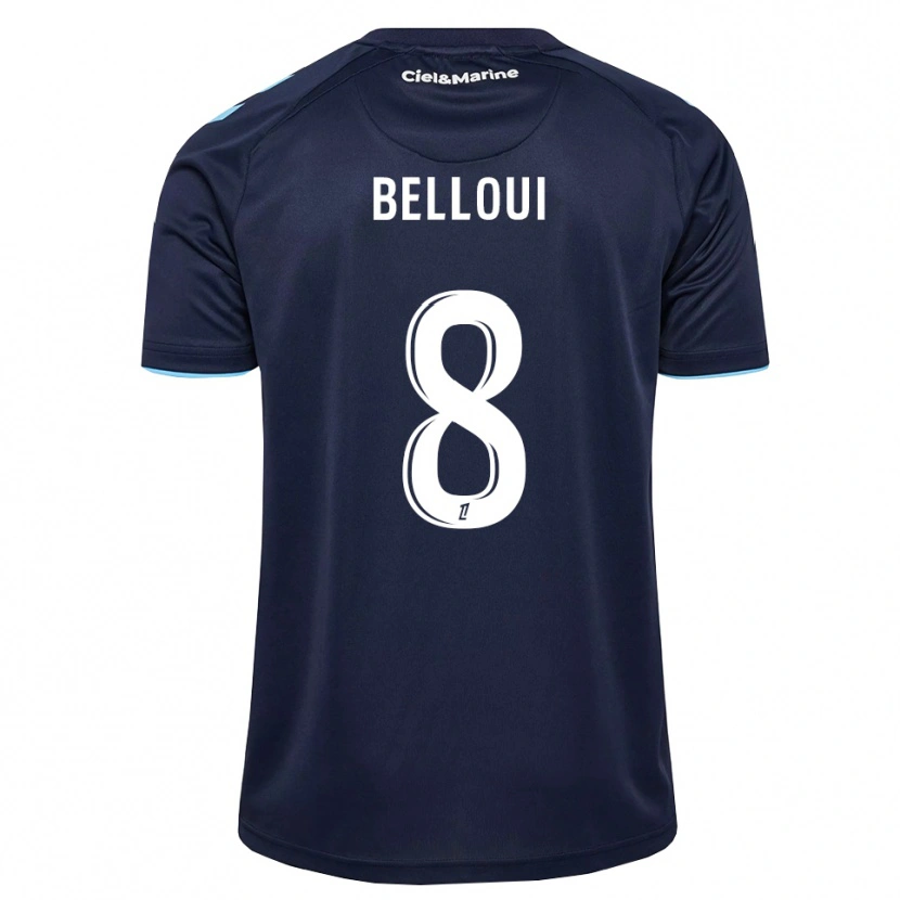 Danxen Dames Ilyan Belloui #8 Centaurieblauw Middernachtblauw Thuisshirt Thuistenue 2026/27 T-Shirt
