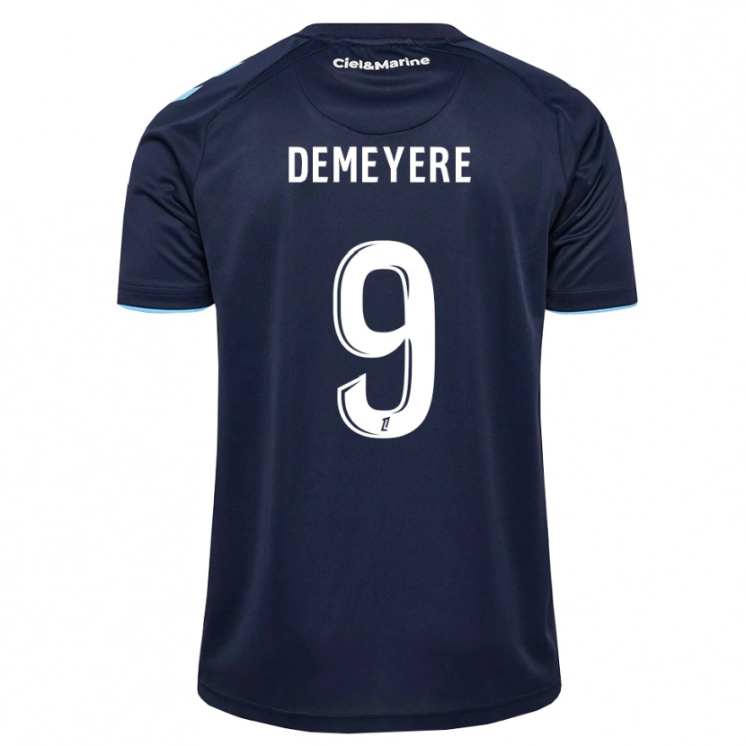 Danxen Dames Silke Demeyere #9 Centaurieblauw Middernachtblauw Thuisshirt Thuistenue 2026/27 T-Shirt