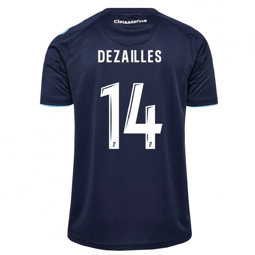 Danxen Dames Arsène Dezailles #14 Centaurieblauw Middernachtblauw Thuisshirt Thuistenue 2026/27 T-Shirt