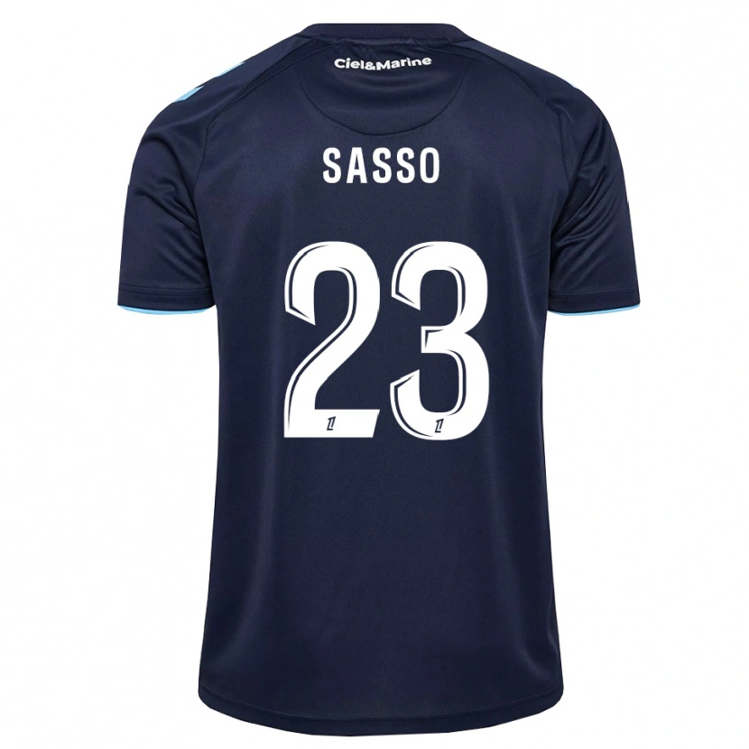 Danxen Dames Vincent Sasso #23 Centaurieblauw Middernachtblauw Thuisshirt Thuistenue 2026/27 T-Shirt