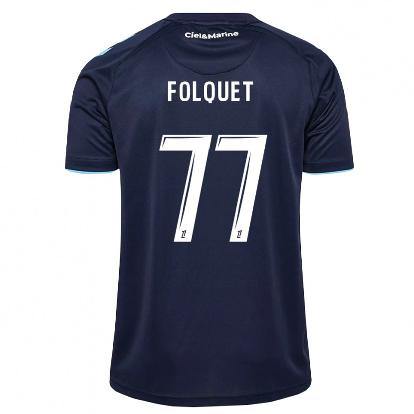 Danxen Dames Magnaba Folquet #77 Centaurieblauw Middernachtblauw Thuisshirt Thuistenue 2026/27 T-Shirt