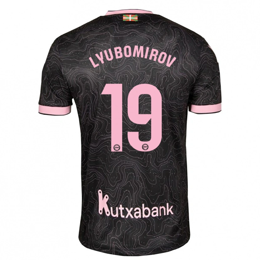 Danxen Dames Daniel Lyubomirov #19 Zwart Roze Uitshirt Uittenue 2026/27 T-Shirt