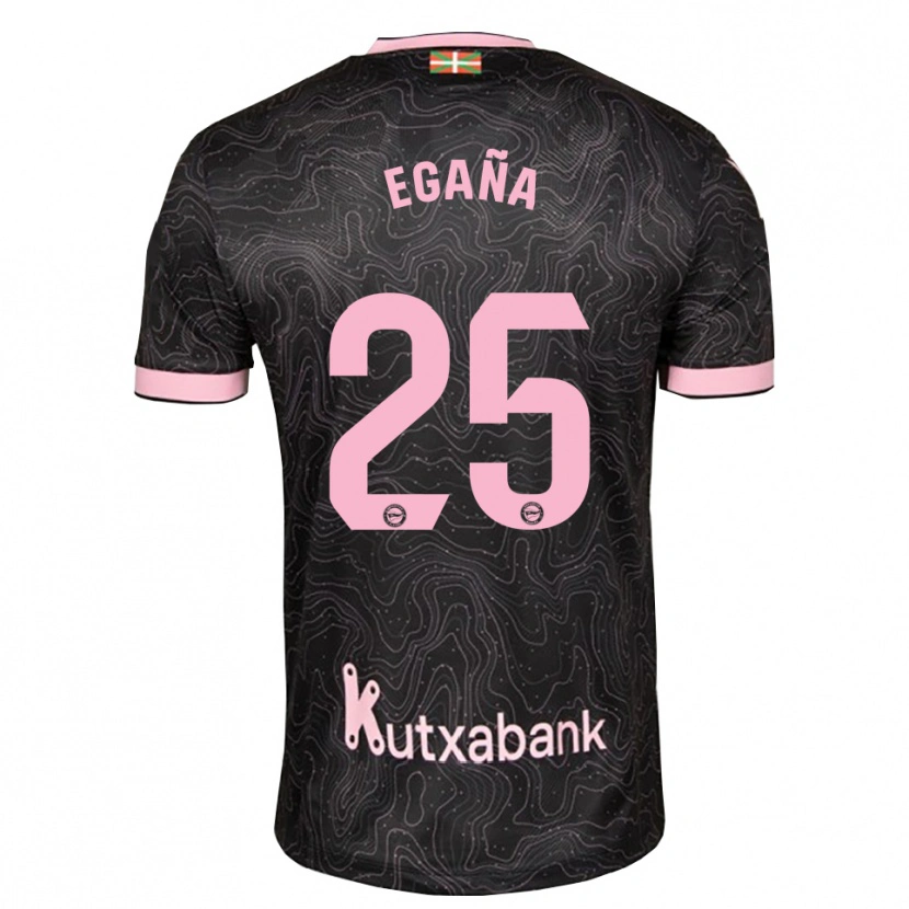 Danxen Dames Eider Egaña #25 Zwart Roze Uitshirt Uittenue 2026/27 T-Shirt