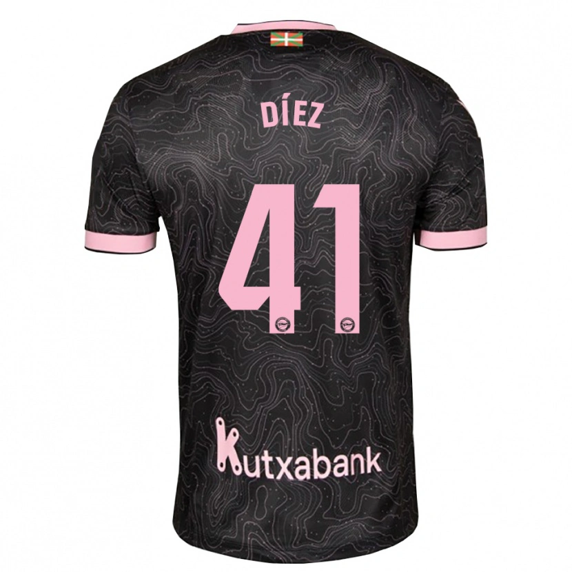 Danxen Dames Victor Díez #41 Zwart Roze Uitshirt Uittenue 2026/27 T-Shirt