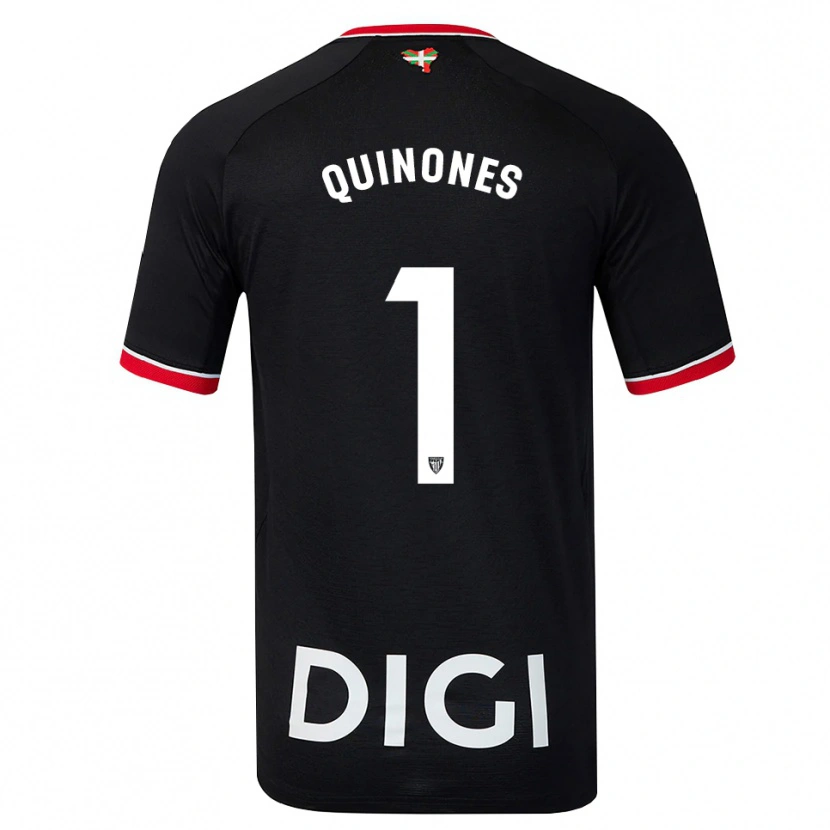 Danxen Dames Mariasun Quiñones #1 Zwart Wit Rood Uitshirt Uittenue 2026/27 T-Shirt