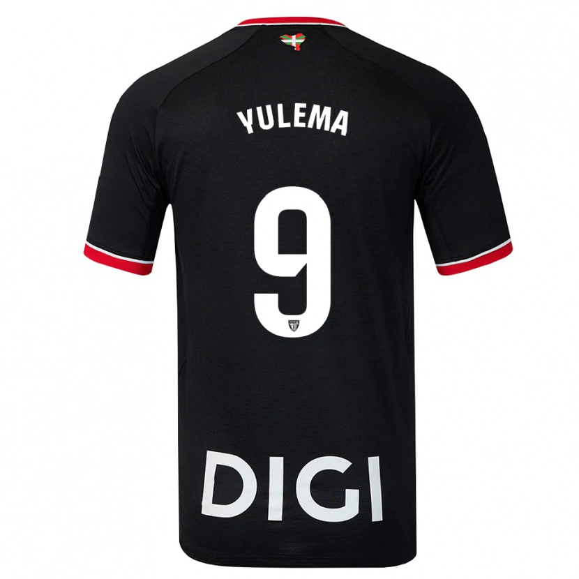 Danxen Dames Yulema Corres Somovilla #9 Zwart Wit Rood Uitshirt Uittenue 2026/27 T-Shirt