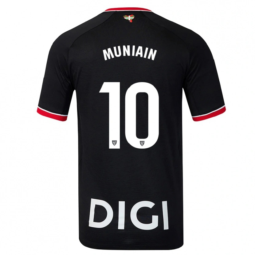 Danxen Dames Iker Muniain #10 Zwart Wit Rood Uitshirt Uittenue 2026/27 T-Shirt