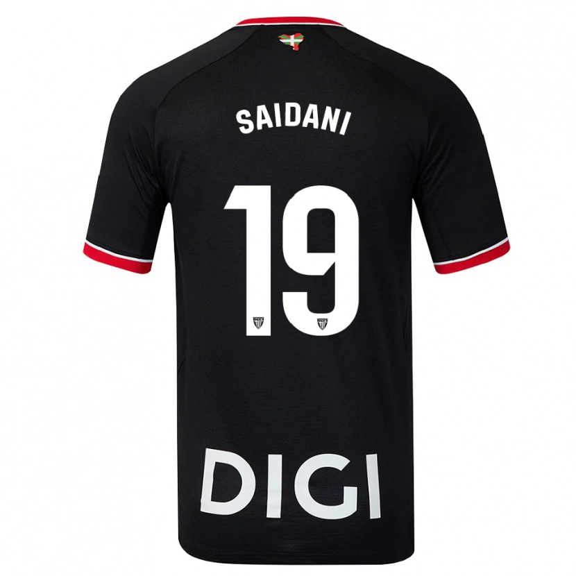Danxen Dames Ismahel Saidani #19 Zwart Wit Rood Uitshirt Uittenue 2026/27 T-Shirt