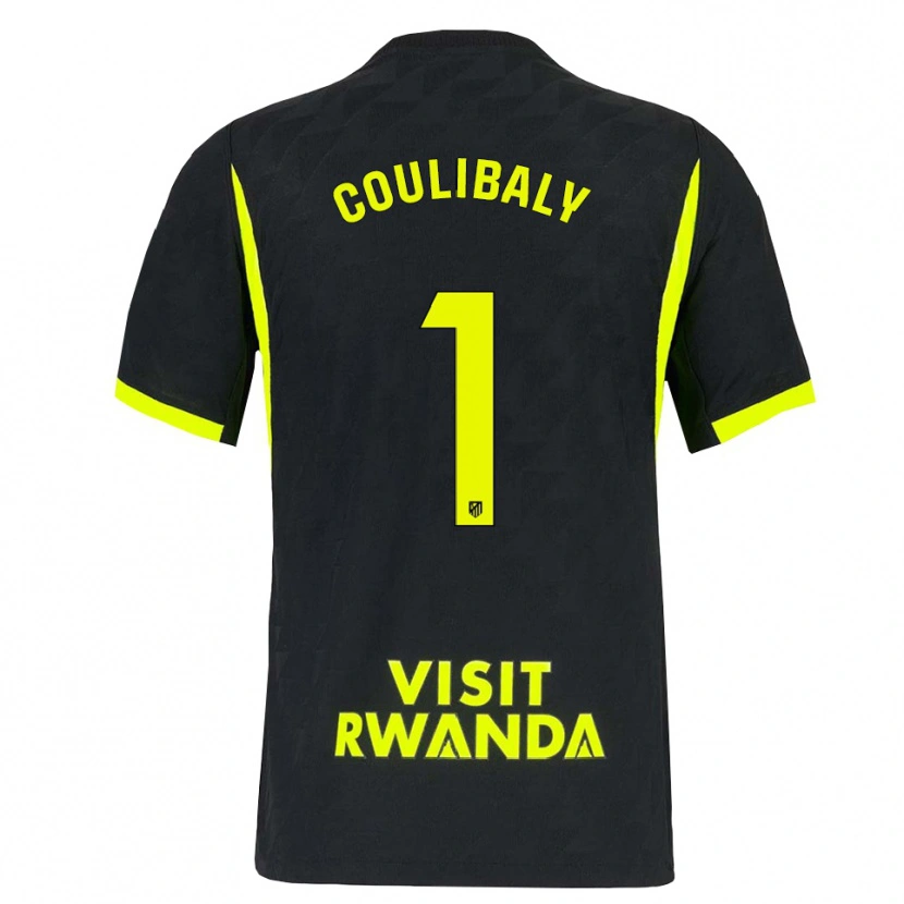 Danxen Dames Izan Coulibaly #1 Heldergroen Zwart Uitshirt Uittenue 2026/27 T-Shirt