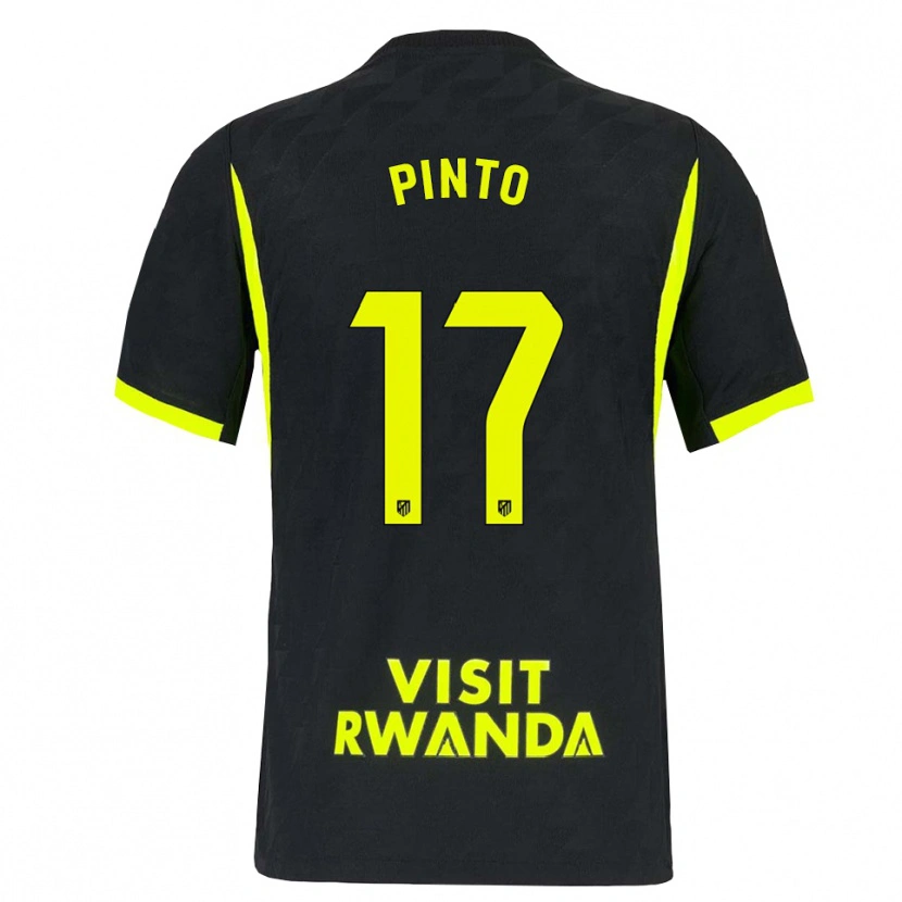 Danxen Dames Tatiana Pinto #17 Heldergroen Zwart Uitshirt Uittenue 2026/27 T-Shirt