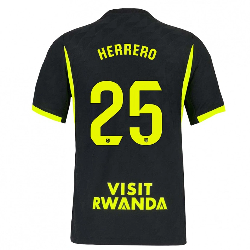 Danxen Dames Alex Herrero #25 Heldergroen Zwart Uitshirt Uittenue 2026/27 T-Shirt