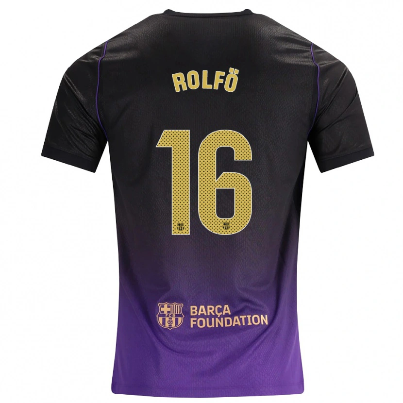 Danxen Dames Fridolina Rolfo #16 Paars Geel Zwart Uitshirt Uittenue 2026/27 T-Shirt