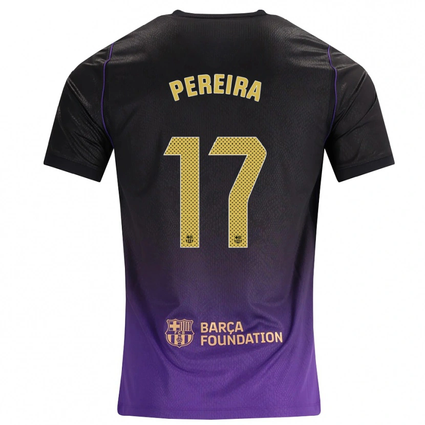 Danxen Dames Andrea Pereira #17 Paars Geel Zwart Uitshirt Uittenue 2026/27 T-Shirt