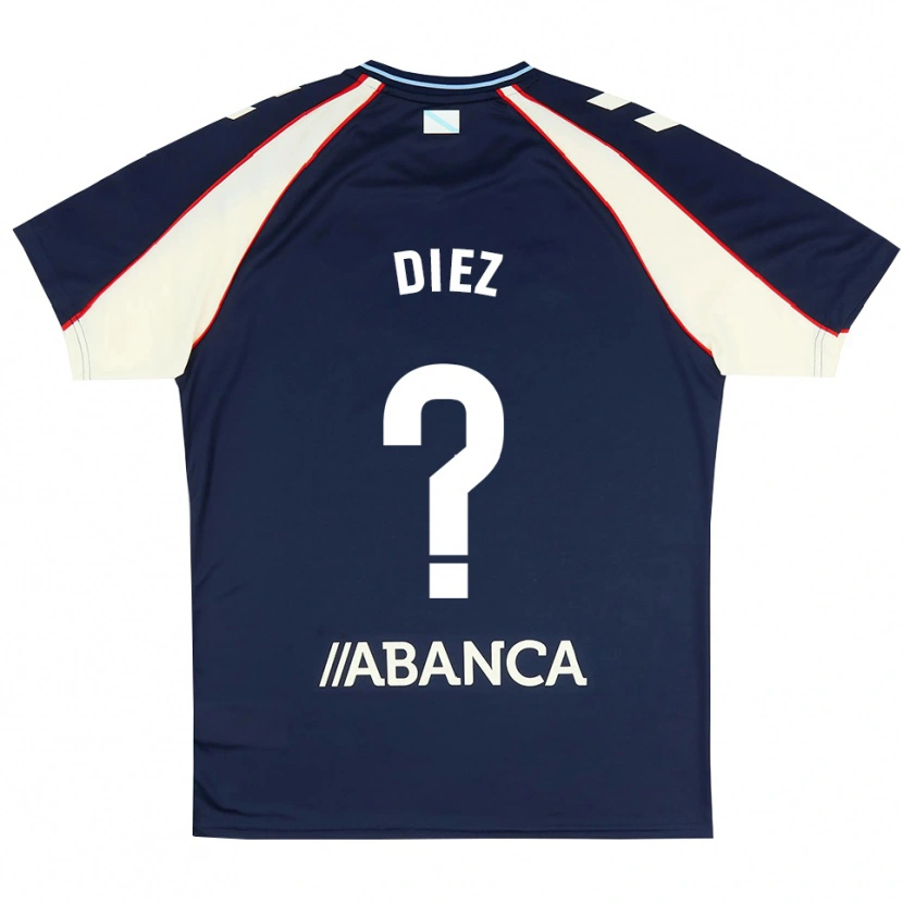 Danxen Dames Sergio Diez #0 Koninklijk Blauw Rood Wit Uitshirt Uittenue 2026/27 T-Shirt