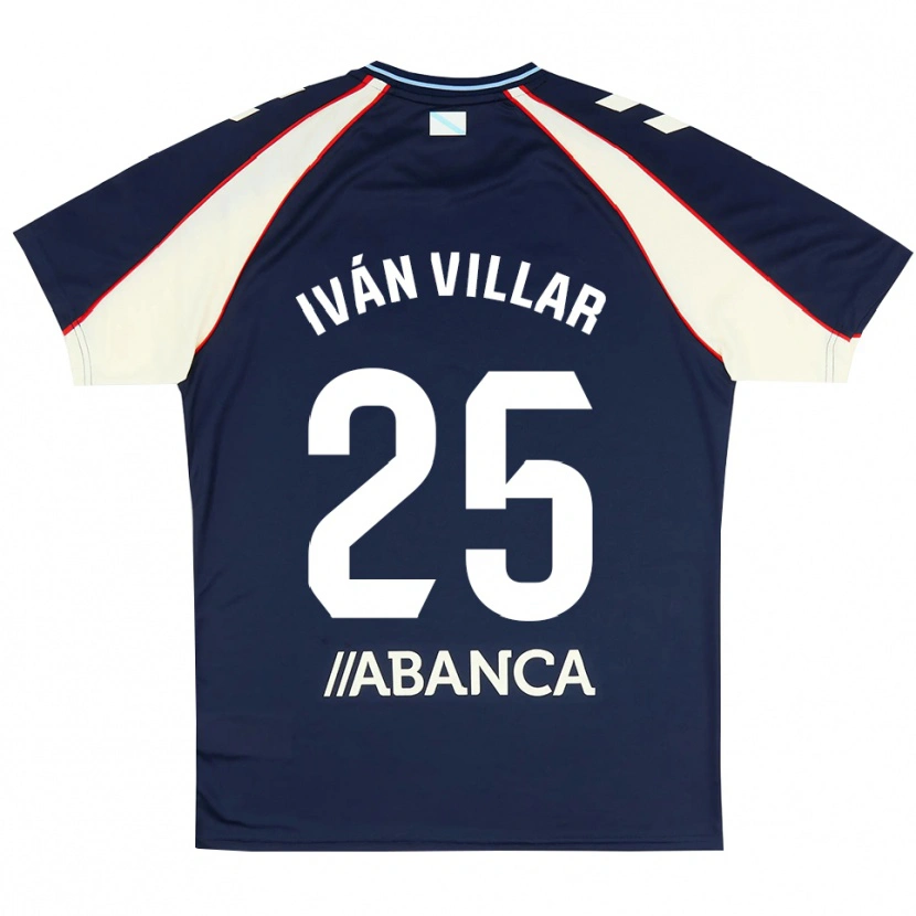 Danxen Dames Iván Villar #25 Koninklijk Blauw Rood Wit Uitshirt Uittenue 2026/27 T-Shirt