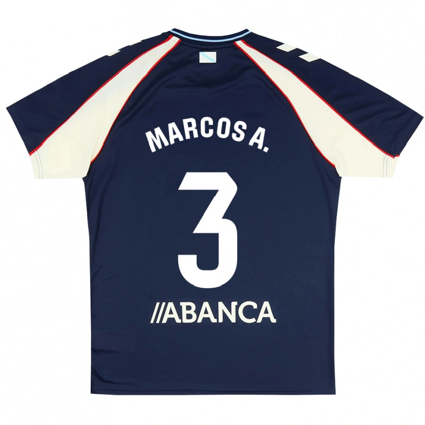 Danxen Dames Marcos Alonso #3 Koninklijk Blauw Rood Wit Uitshirt Uittenue 2026/27 T-Shirt