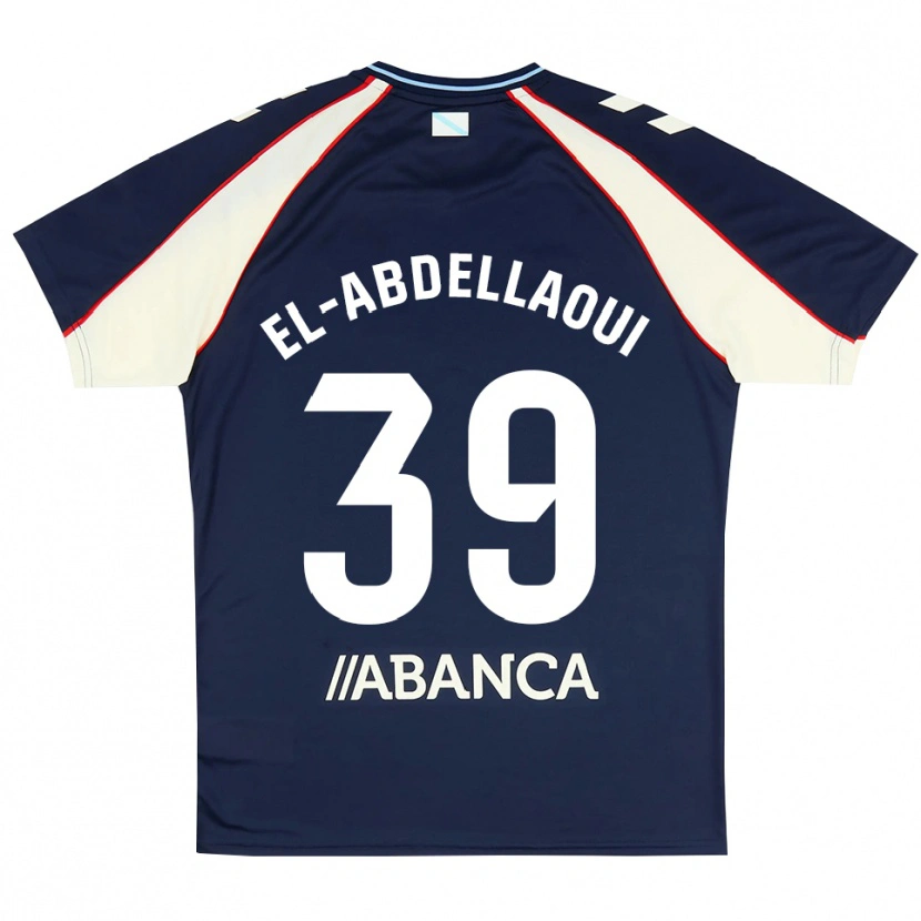 Danxen Dames Jones El-Abdellaoui #39 Koninklijk Blauw Rood Wit Uitshirt Uittenue 2026/27 T-Shirt