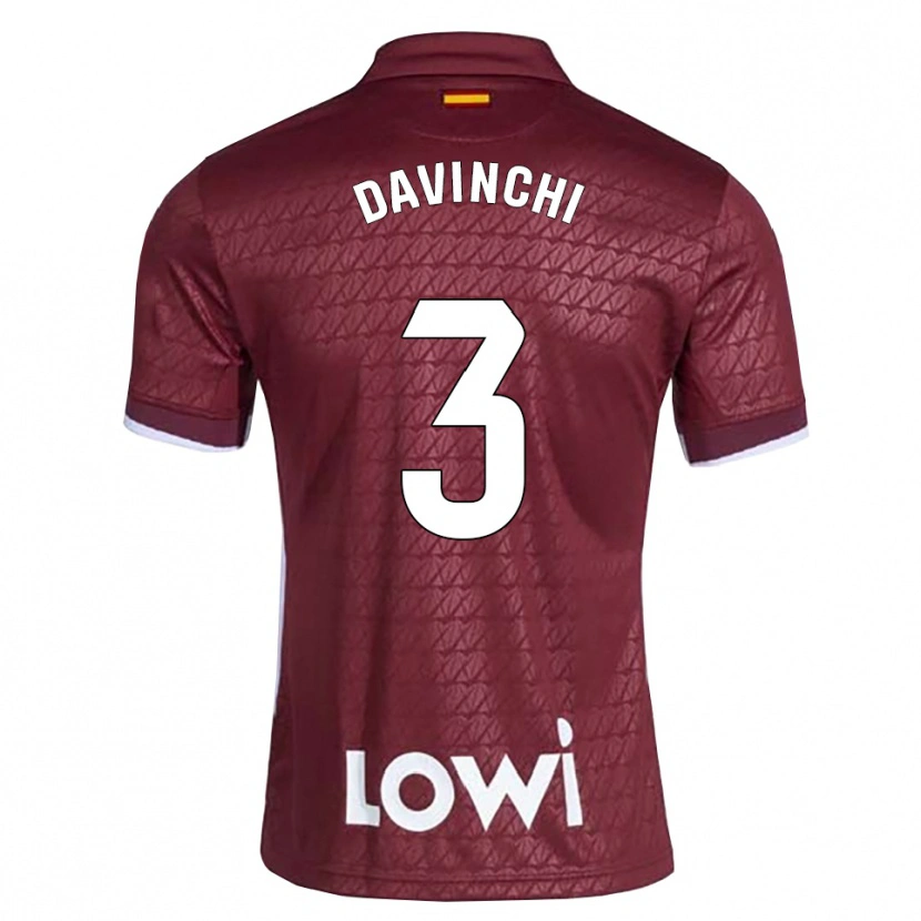 Danxen Dames David Cordón Mancha #3 Donkerrood Wit Uitshirt Uittenue 2026/27 T-Shirt