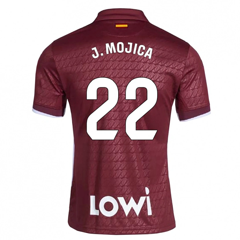 Danxen Dames Johan Mojica #22 Donkerrood Wit Uitshirt Uittenue 2026/27 T-Shirt