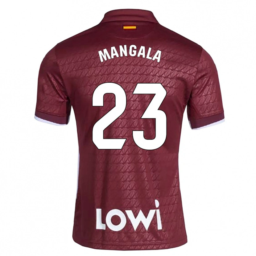 Danxen Dames Orel Mangala #23 Donkerrood Wit Uitshirt Uittenue 2026/27 T-Shirt