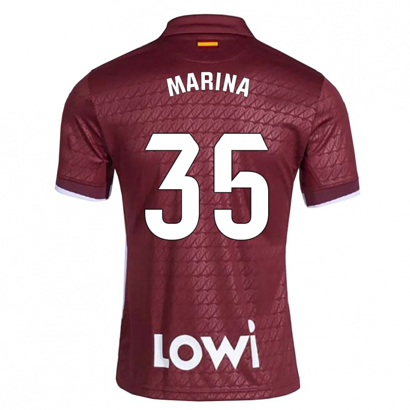 Danxen Dames Nacho Marina #35 Donkerrood Wit Uitshirt Uittenue 2026/27 T-Shirt