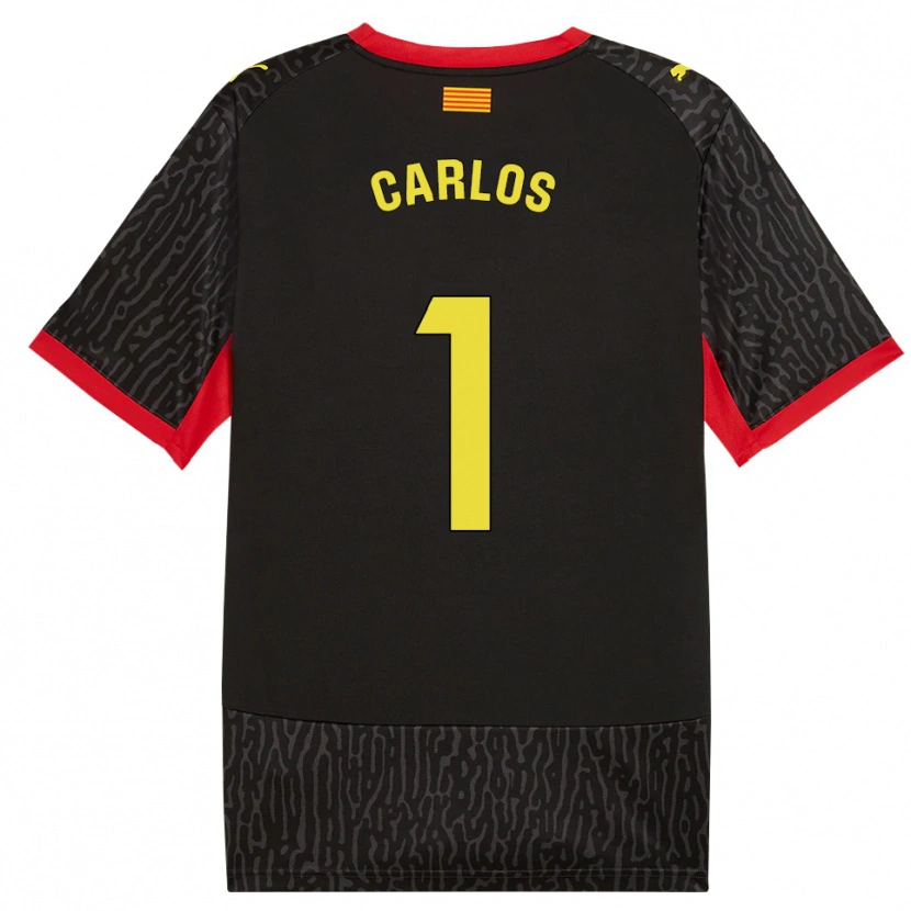 Danxen Dames Juan Carlos #1 Zwart Geel Rood Uitshirt Uittenue 2026/27 T-Shirt
