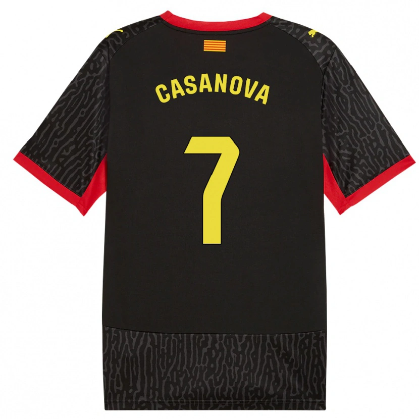 Danxen Dames Àstrid Casanova #7 Zwart Geel Rood Uitshirt Uittenue 2026/27 T-Shirt