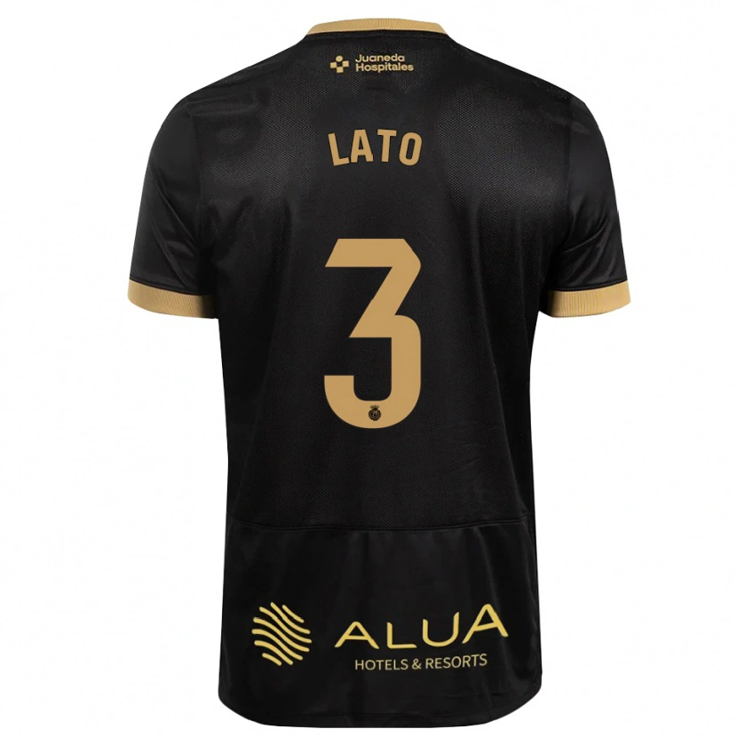 Danxen Dames Toni Lato #3 Zwart Zandbruin Zwaar Hout Uitshirt Uittenue 2026/27 T-Shirt