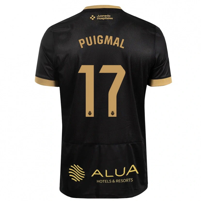 Danxen Dames Arnau Puigmal #17 Zwart Zandbruin Zwaar Hout Uitshirt Uittenue 2026/27 T-Shirt