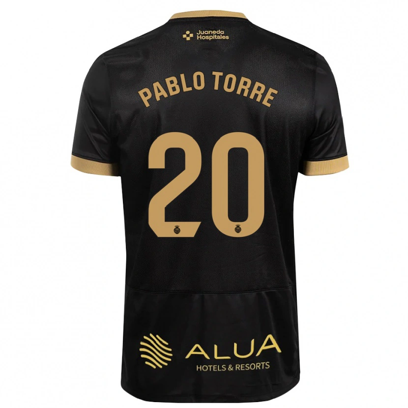 Danxen Dames Pablo Torre #20 Zwart Zandbruin Zwaar Hout Uitshirt Uittenue 2026/27 T-Shirt