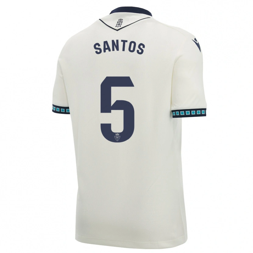 Danxen Dames Unai Santos #5 Wit Zwart Licht Hemelsblauw Uitshirt Uittenue 2026/27 T-Shirt