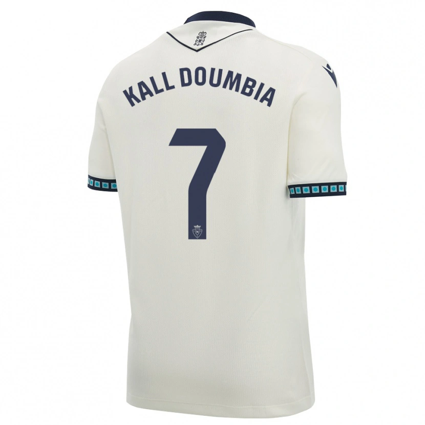 Danxen Dames Aly Kall Doumbia #7 Wit Zwart Licht Hemelsblauw Uitshirt Uittenue 2026/27 T-Shirt