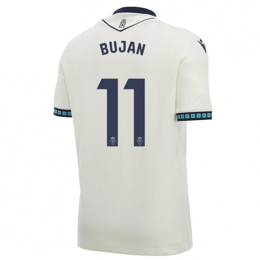 Danxen Dames Unai Buján #11 Wit Zwart Licht Hemelsblauw Uitshirt Uittenue 2026/27 T-Shirt
