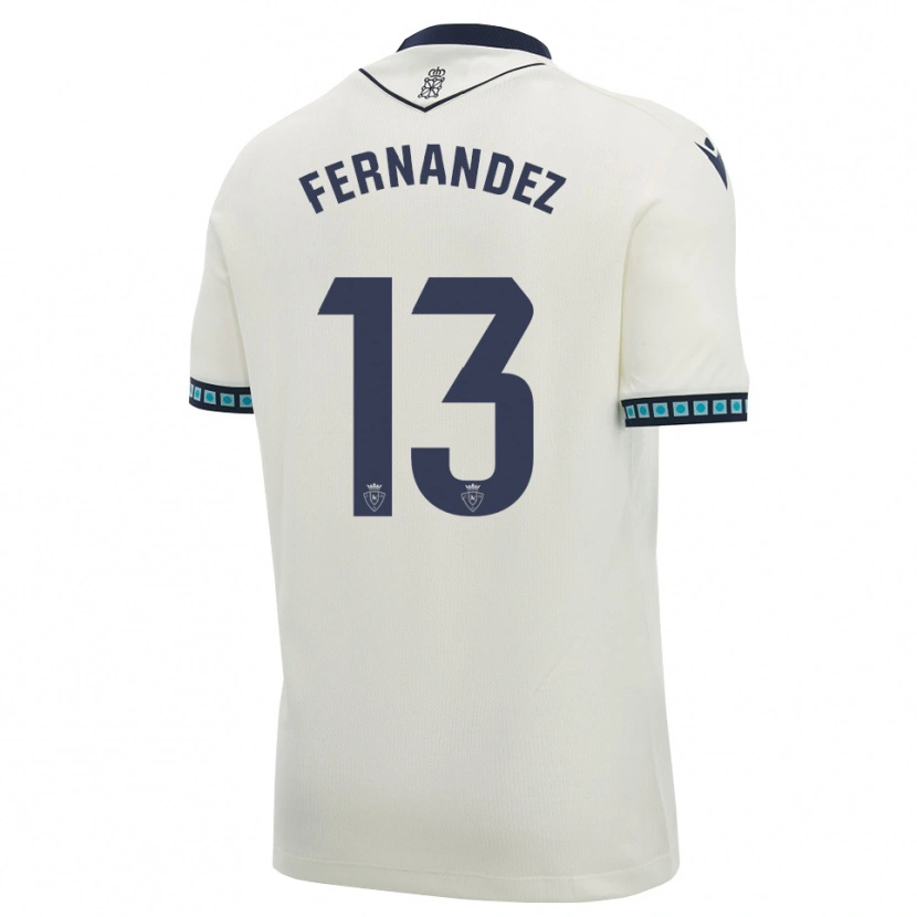 Danxen Dames Aitor Fernández #13 Wit Zwart Licht Hemelsblauw Uitshirt Uittenue 2026/27 T-Shirt