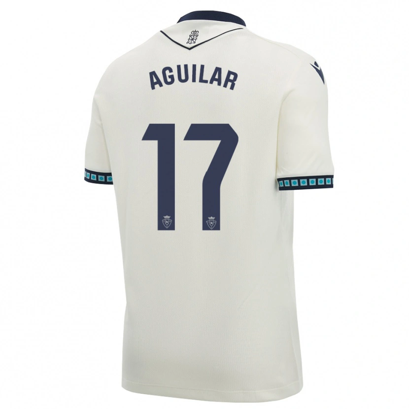 Danxen Dames Eneko Aguilar #17 Wit Zwart Licht Hemelsblauw Uitshirt Uittenue 2026/27 T-Shirt