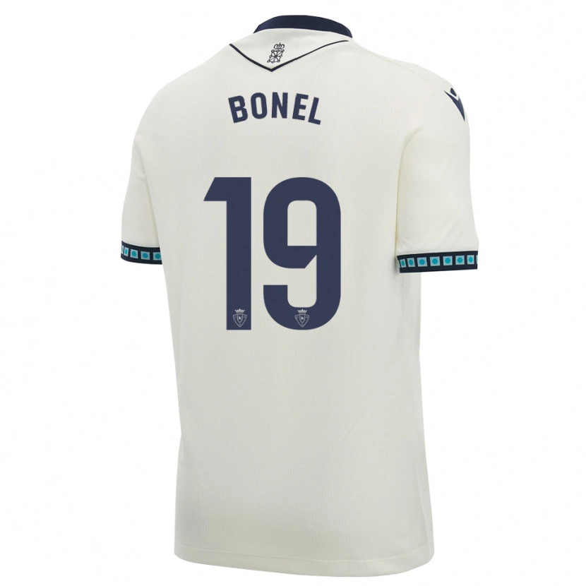 Danxen Dames Asier Bonel #19 Wit Zwart Licht Hemelsblauw Uitshirt Uittenue 2026/27 T-Shirt