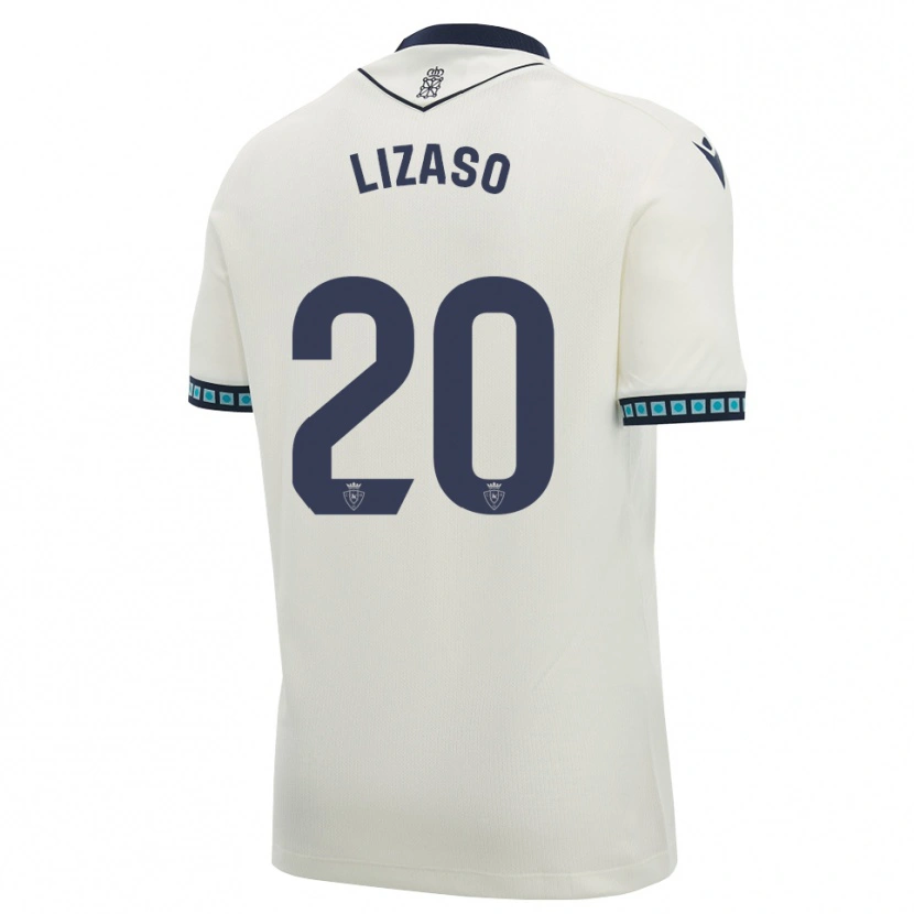 Danxen Dames Iker Lizaso #20 Wit Zwart Licht Hemelsblauw Uitshirt Uittenue 2026/27 T-Shirt