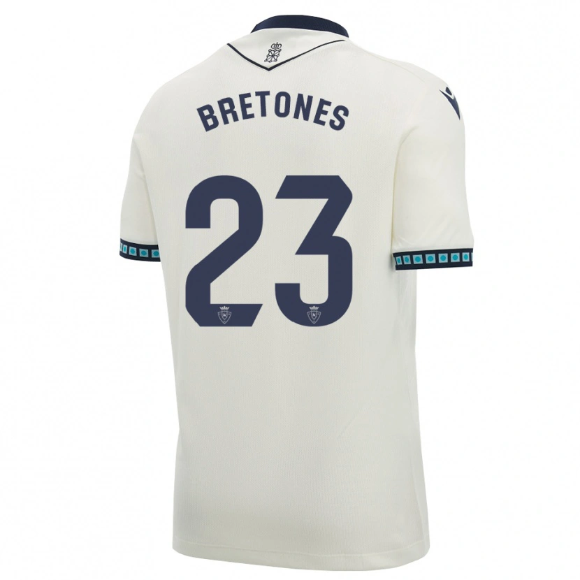 Danxen Dames Abel Bretones #23 Wit Zwart Licht Hemelsblauw Uitshirt Uittenue 2026/27 T-Shirt