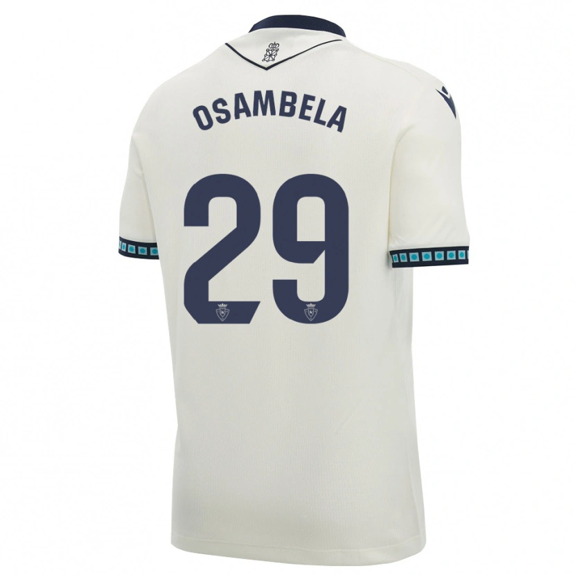 Danxen Dames Asier Osambela #29 Wit Zwart Licht Hemelsblauw Uitshirt Uittenue 2026/27 T-Shirt