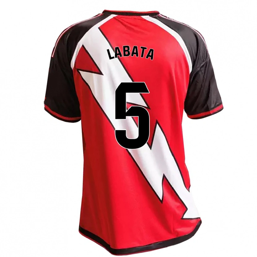 Danxen Dames Anthony Labata #5 Rood Zwart Wit Uitshirt Uittenue 2026/27 T-Shirt