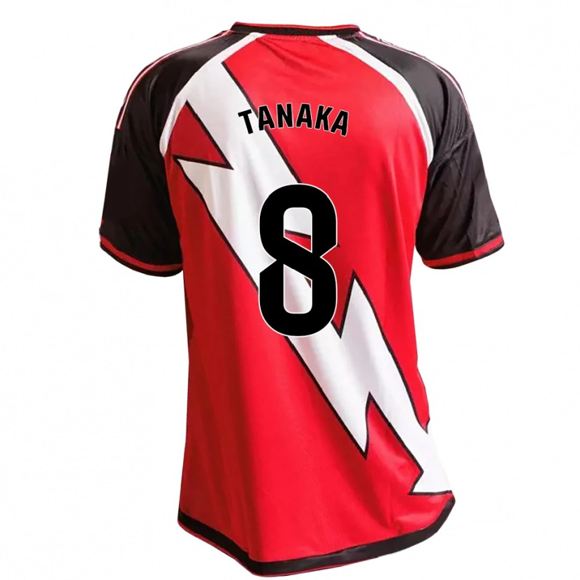 Danxen Dames Yoko Tanaka #8 Rood Zwart Wit Uitshirt Uittenue 2026/27 T-Shirt