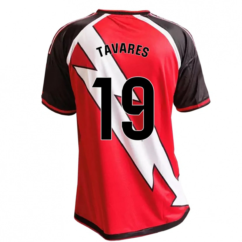 Danxen Dames Bruna Nataly Tavares Neves #19 Rood Zwart Wit Uitshirt Uittenue 2026/27 T-Shirt